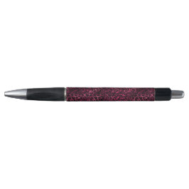 Design der Burgundy- und Gold Leopard-Serie 9 Kugelschreiber