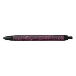 Design der Burgundy- und Gold Leopard-Serie 9 Kugelschreiber