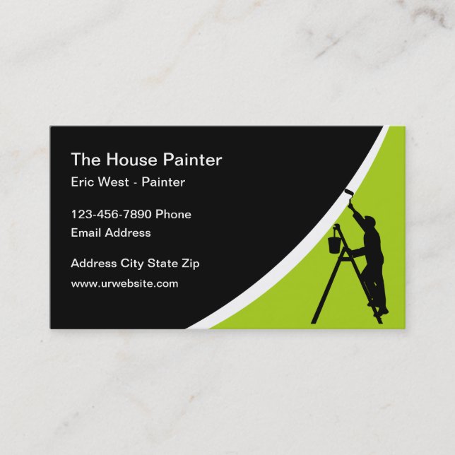 Design der Business Card des modernen Hausmeisters Visitenkarte (Vorderseite)