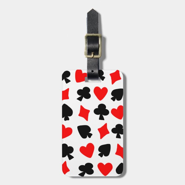 Design der Card-Anzug Gepäckanhänger (Vorderseite vertikal)