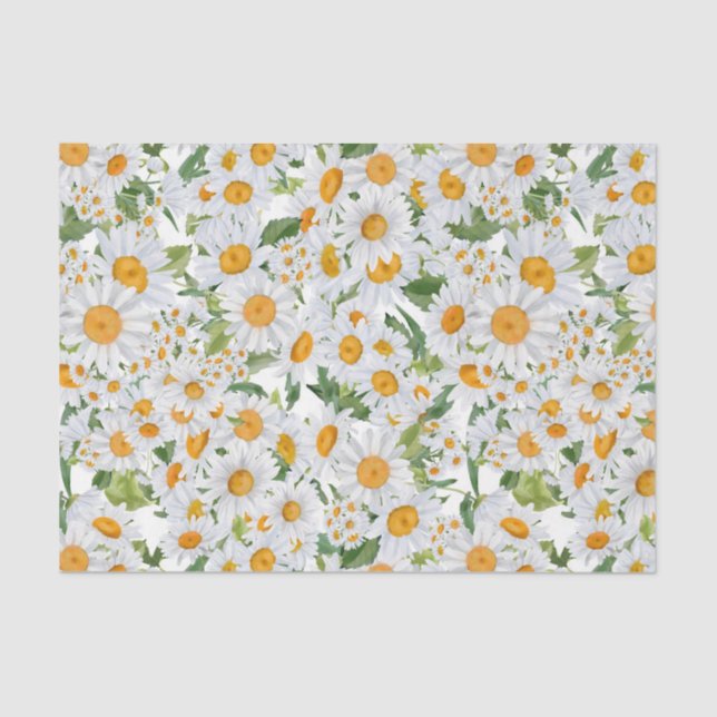 Design der Chamomile-Serie 12 Seidenpapier (Vorderseite)