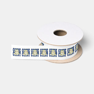 Design der Connecticut-Staatsflagge Satinband