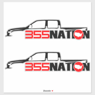 Design der Crew 355Nation Aufkleber