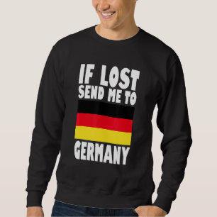 Design der deutschen Flagge  Wenn verloren, schick Sweatshirt