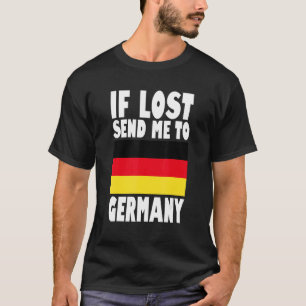 Design der deutschen Flagge Wenn verloren, schick T-Shirt