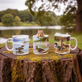 Design der digitalen Tasse für Nördliche Nadelbäum