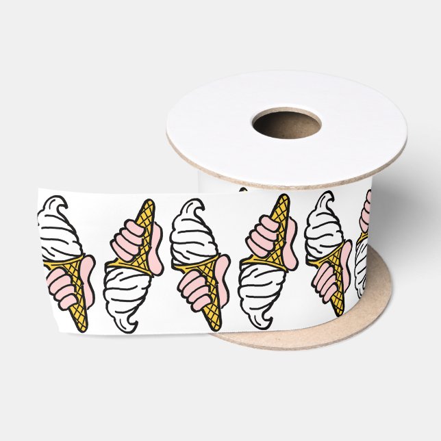 Design der Eiscreme Satinband (Spule)