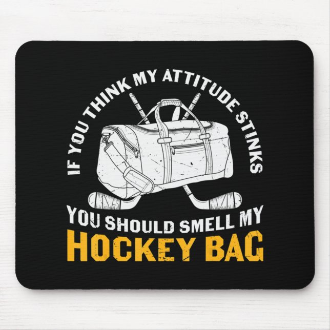 Design der Eishockeyschläger Mousepad (Vorne)