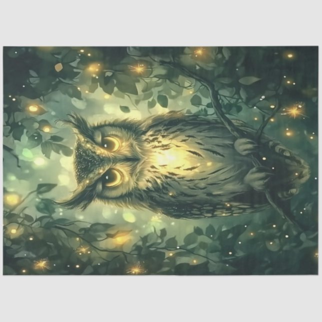 Design der Emerald Forest Fairy Series #2 Seidenpapier (Vorderseite)