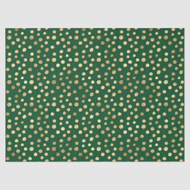 Design der Emerald- und Gold-Safari-Serie 11 Seidenpapier (Vorderseite)