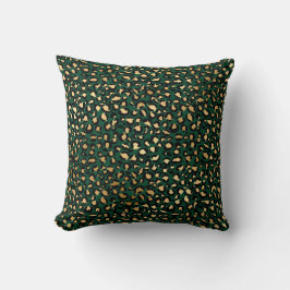 Design der Emerald- und Gold-Safari-Serie 1 Kissen
