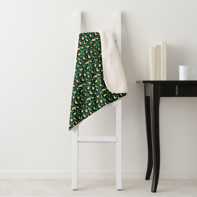 Design der Emerald- und Gold-Safari-Serie 3 Sherpadecke (Beispiel)
