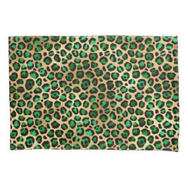 Design der Emerald- und Gold-Safari-Serie 8 Kissenbezug