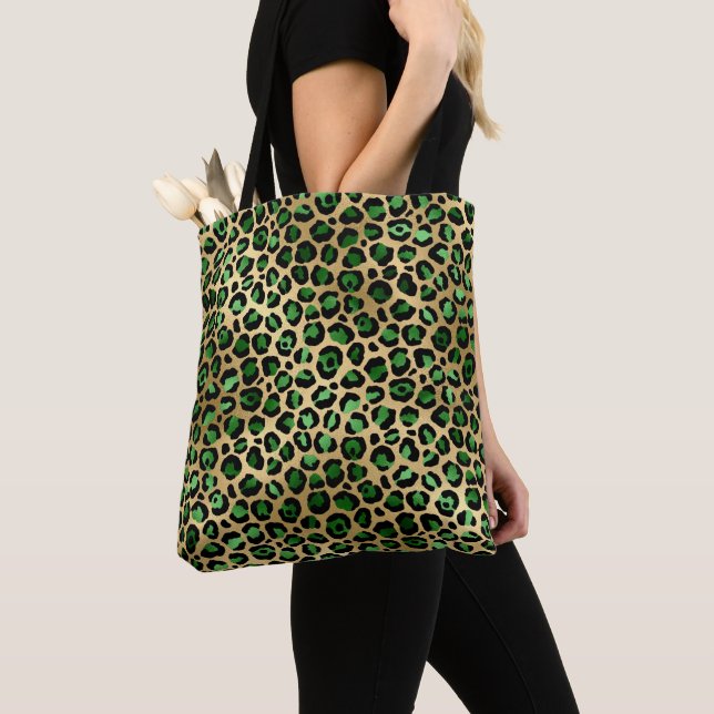 Design der Emerald- und Gold-Safari-Serie 8 Tasche (Von Nahem)