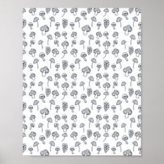 Design der Farbseiten für Erwachsene Poster