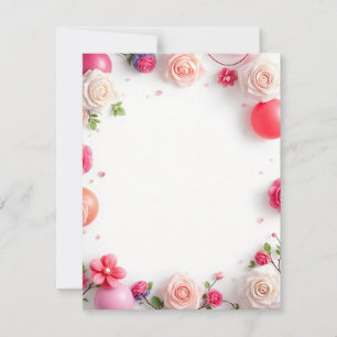 Design der Flachkarte Geburtstag Karte