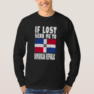 Design der Flagge der Dominikanischen Republik Wen T-Shirt