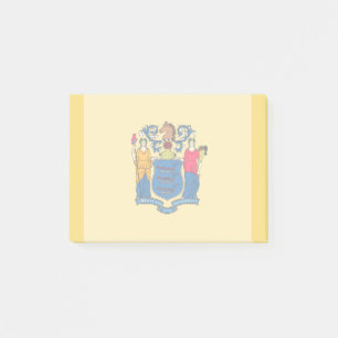Design der Flagge des Bundesstaates New Jersey Post-it Klebezettel