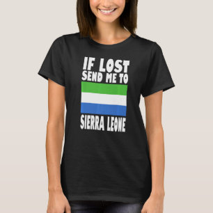 Design der Flagge von Sierra Leone Wenn verloren, T-Shirt