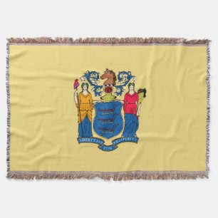 Design der Flaggen des Staates New Jersey Decke