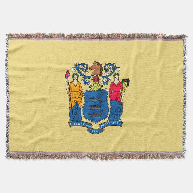 Design der Flaggen des Staates New Jersey Decke (Vorderseite)
