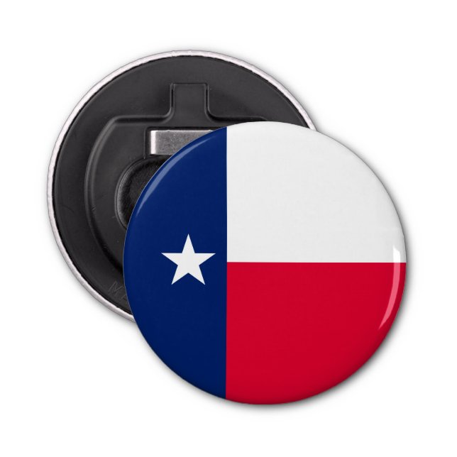 Design der Flaggen des Texas-Zustands Flaschenöffner (Vorderseite)