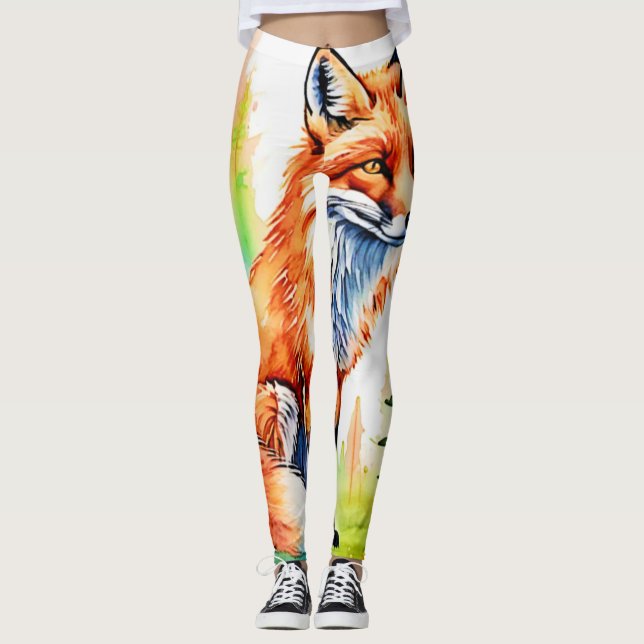 Design der Forstfosse Leggings (Vorderseite)