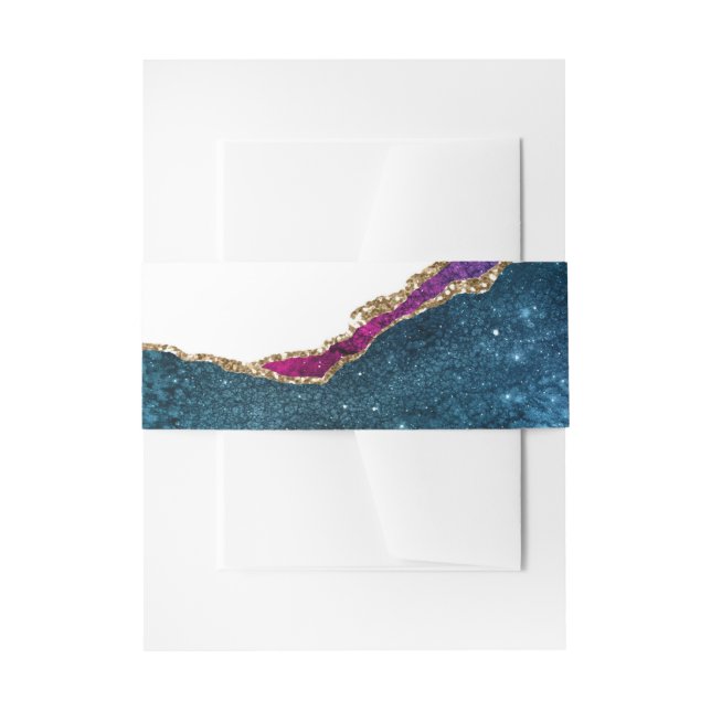 Design der Galaxy Agate Serie 3  Einladungsbanderole (Vorderseite Beispiel)