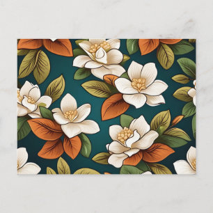 Design der Gardenia-Blume Postkarte