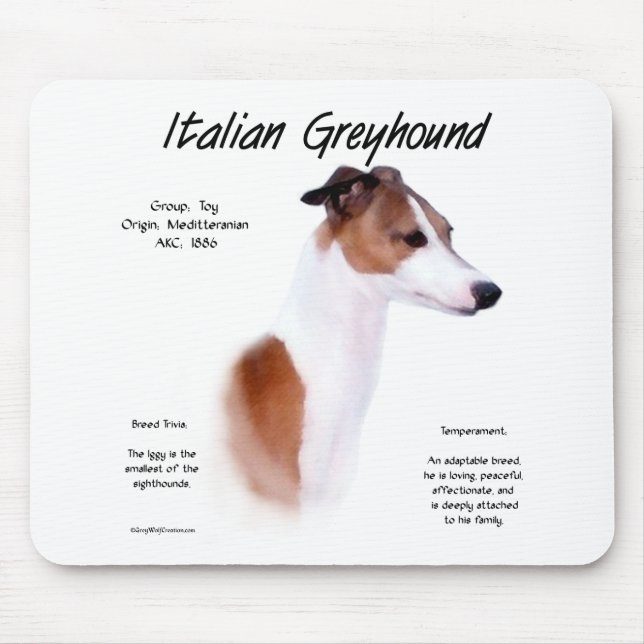 Design der Geschichte Italiens Mousepad (Vorne)