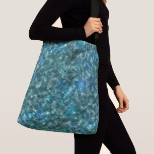 Design der glänzenden Galaxy-Serie 7 Tragetaschen Mit Langen Trägern