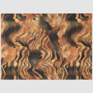 Design der Glitzer Tiger Serie #7 Seidenpapier