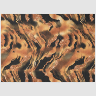 Design der Glitzer Tiger Serie #8 Seidenpapier