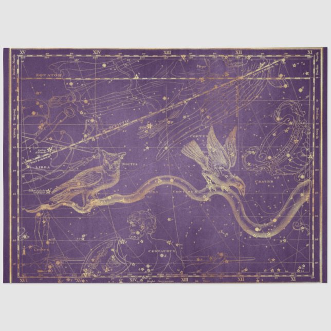 Design der Gold Star-Karte 2 Seidenpapier (Vorderseite)