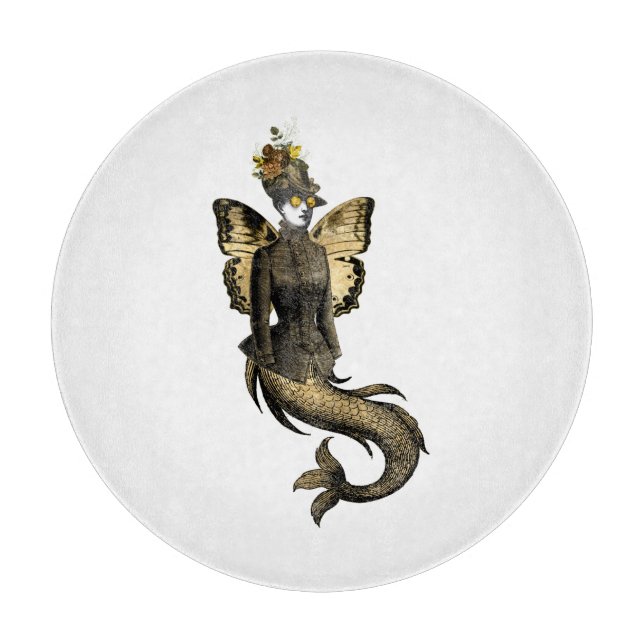 Design der Gold SteamPunk-Serie 7 Schneidebrett (Vorderseite)