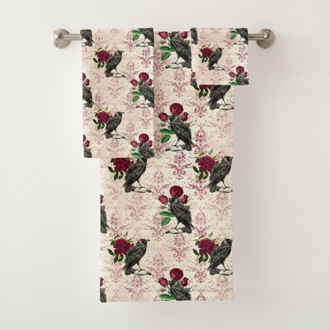 Design der Gothic Countenance 16 Badhandtuch Set (Insitu)