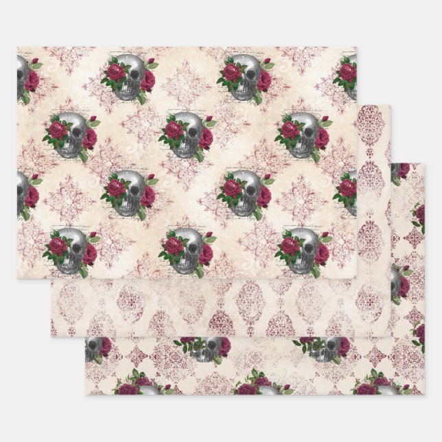 Design der Gothic Countenance 16 Geschenkpapier Set (Set)