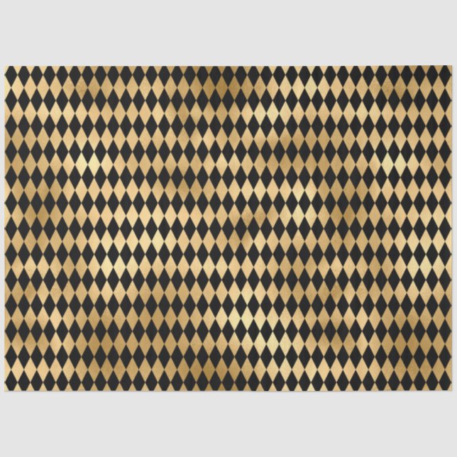Design der gotischen Goldenen Serie 18 Seidenpapier (Vorderseite)
