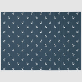 Design der Green und Navy Nautical Series 16 Seidenpapier