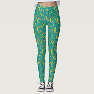 Design der Grünbaum-Frog-Muster Leggings