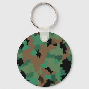 Design der grünen Armee Dschungel-Camouflage Schlüsselanhänger