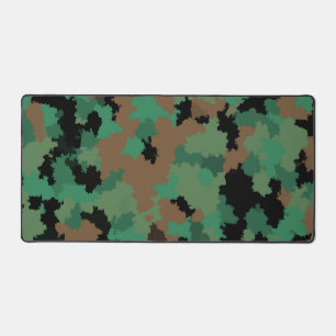Design der grünen Armee Dschungel-Camouflage Schreibtischunterlage