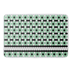Design der grünen Blume Badematte