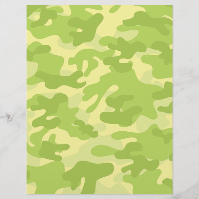 Design der grünen Camouflage (Vorderseite)