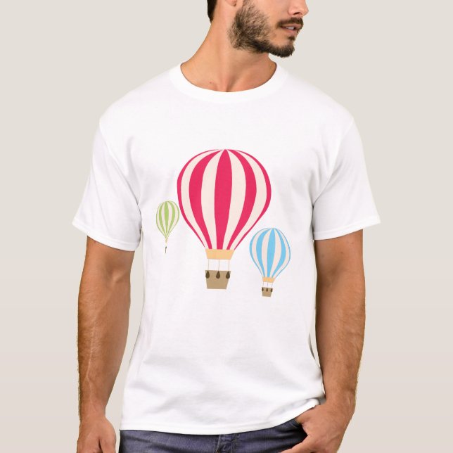 Design der Heißluftballons T-Shirt (Vorderseite)