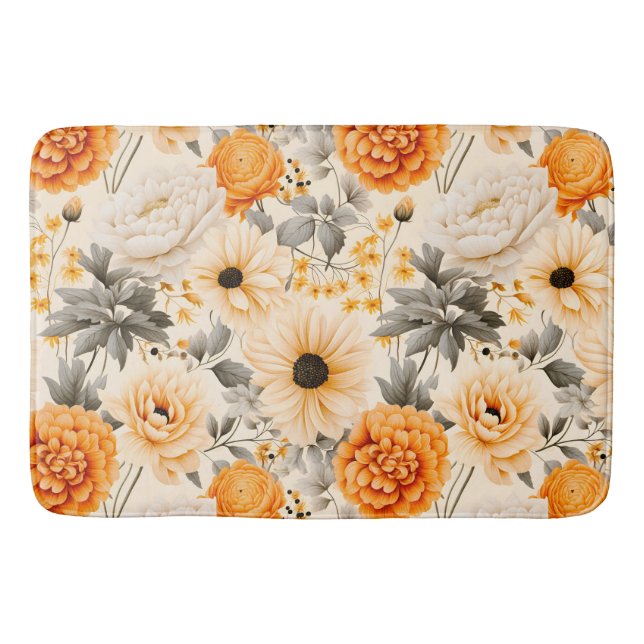 Design der Herbstflorreihe 1 Badematte (Vorderseite)