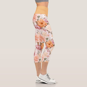 Design der Herbstflorreihe 2 Capri Leggings