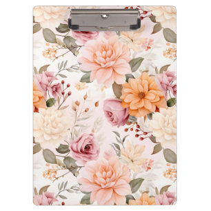Design der Herbstflorreihe 2 Klemmbrett