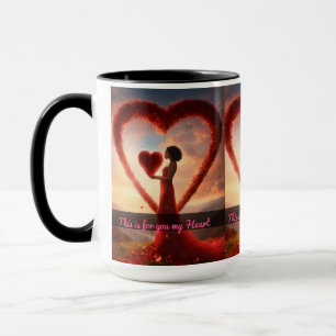 "Design der herzerwärmenden Tasse-Liebe: Perfektes Tasse