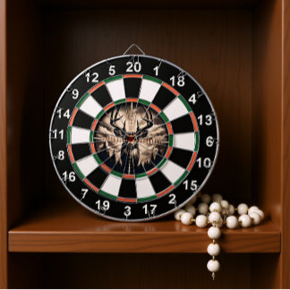 Design der Hirsch- und Waldobjekte Dartscheibe